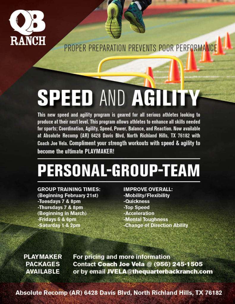 QB Ranch Speed and Agility Training The Quarterback Ranch